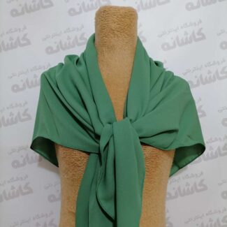 روسری کرپ سبز پسته ای