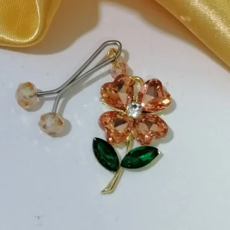 گیره روسری نگین کریستالی مجلسی