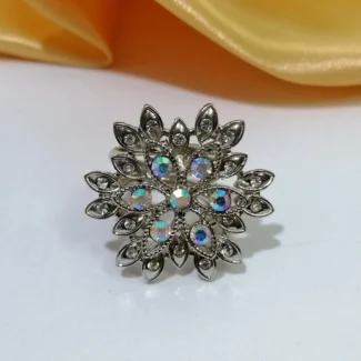 حلقه روسری مجلسی نگین دار
