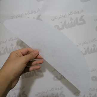 طلق روسری هلالی سفید