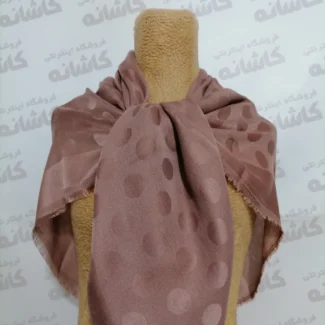 روسری ژاکارد ابریشم پوست پیازی
