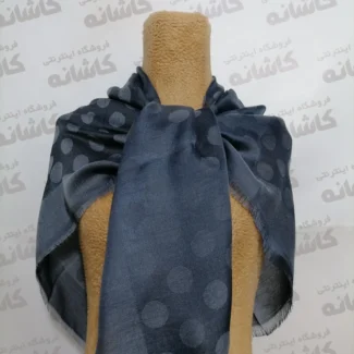روسری ابریشم ژاکارد متالیک