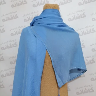 روسری نخی اسلپ نگینی آبی
