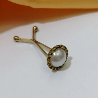 گیره روسری ساده نگین دار
