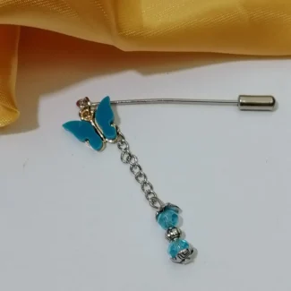 سوزن روسری وارداتی آویزدار طرح پروانه